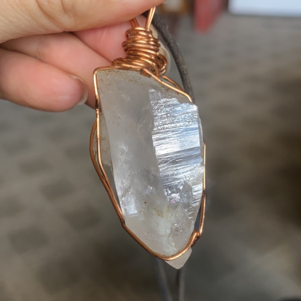 Copper-wrapped Quartz